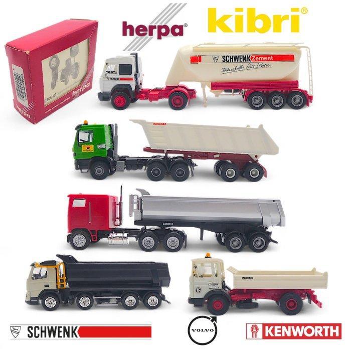 Kibri, Herpa 1:43, 1:50, 1:87 - Model vrachtwagen (7) -, Hobby en Vrije tijd, Modelauto's | 1:5 tot 1:12