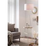 SalesFever Staande lamp Afini met houten plank (1 stuk), Huis en Inrichting, Lampen | Vloerlampen, Verzenden, Nieuw