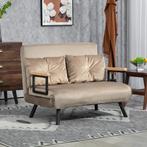 TRUUSK 2-zitsbank Met Slaapfunctie, 102x73x81cm, Met Vijfvou, Huis en Inrichting, Banken | Bankstellen, Verzenden, Nieuw