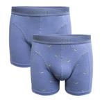 Zaccini 2-pack boxershort sharks (grijs, blauw, Boxershorts)
