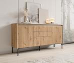 Meubella Dressoir Timoteo eiken 170 cm, Verzenden, 150 tot 200 cm, Nieuw, Modern