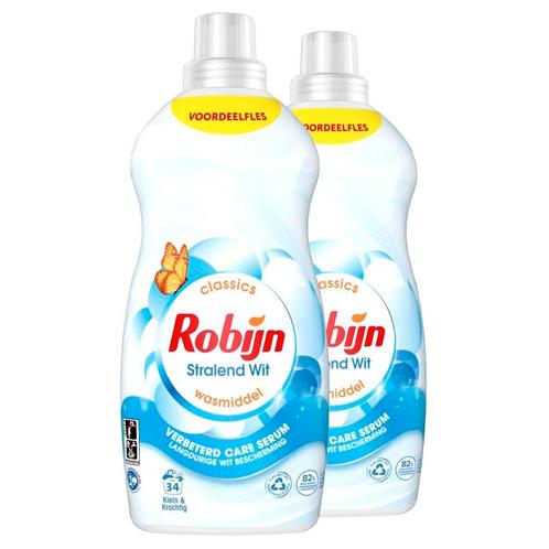 Robijn Klein & Krachtig Stralend Wit Vloeibaar Wasmiddel, Huis en Inrichting, Schoonmaakartikelen, Verzenden