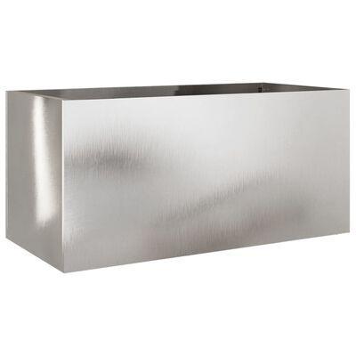 VidaXL plantenbak, zilverkleurig, 62 x 30 x 29 cm, Diversen, Overige Diversen, Ophalen