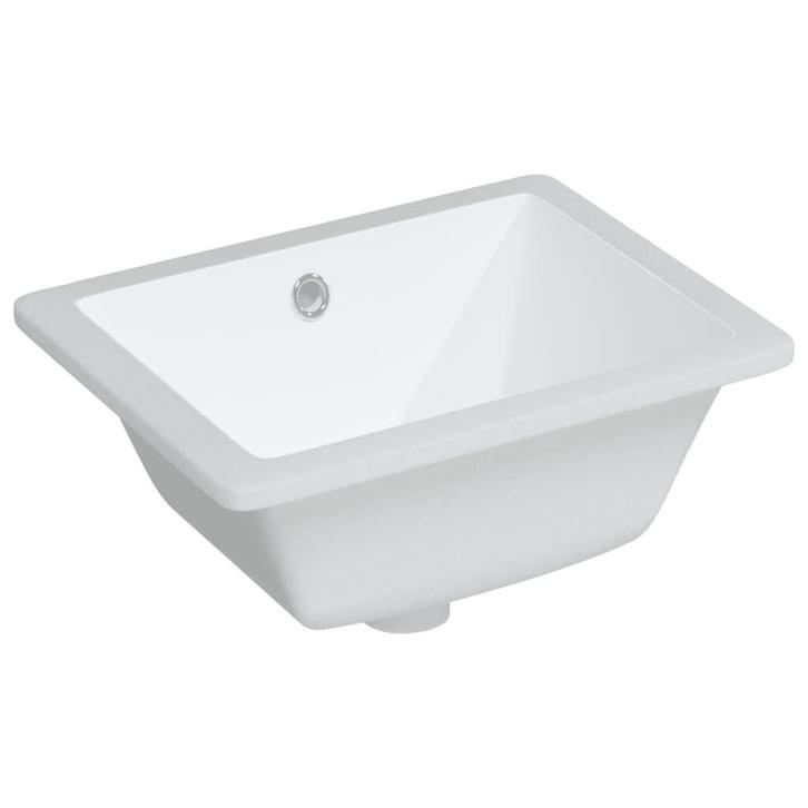 Wasbak wit keramiek 39x30cm | retourdeal | 35%, Huis en Inrichting, Badkamer | Badkamermeubels, 25 tot 50 cm, Nieuw, Wasbak of Wastafel