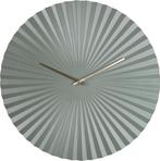 Wandklok Sensu - XL Staal Groen - Ø50cm, Ophalen of Verzenden, Zo goed als nieuw