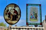 Glas-in-loodraam (2) - 1960-1970 - De Schoolmeester, Winter