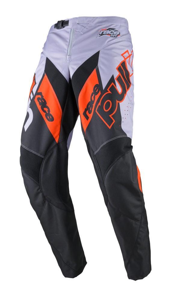 Pull-in 2025 Race Jeugd Crossbroek Licht Grijs / Oranje maat, Motoren, Onderdelen | Overige, Ophalen of Verzenden