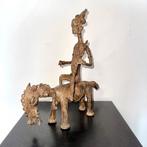Figures équestres Ogoni / Yoruba - sculptuur - Ruiter op, Antiek en Kunst, Kunst | Niet-Westerse kunst