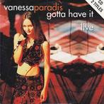cd single card - Vanessa Paradis - Gotta Have It (Live), Cd's en Dvd's, Zo goed als nieuw, Verzenden