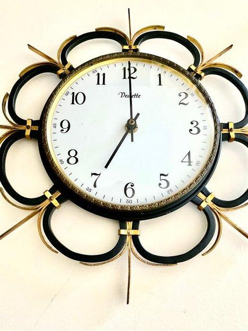 Wandklok - Vedette, Made in France - Jaren 1970 - 1960-1970, Antiek en Kunst, Kunst | Designobjecten