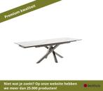 MCA Alimiros uittrekbare tafel roestvrij staal/keramiek, Ophalen of Verzenden, Nieuw, Rvs