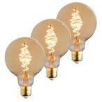 Set van 3 LED lampen E27 | 3.5 watt dimbaar | 2000K extra wa, Verzenden, Overige typen, Nieuw, E27 (groot)