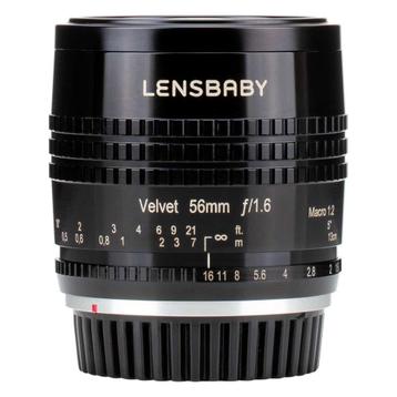 Lensbaby Velvet 56 Zwart (Canon) met garantie