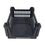 Magazijnbak grijpbak 40x30x16, stapelbaar, donkerblauw,, Doe-het-zelf en Verbouw, Kratten en Dozen, Ophalen of Verzenden, Gebruikt