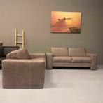 Bankstel Alpaca | 2 + 2,5 zits | Leder | Grijs | Van €2050,-, Huis en Inrichting, Banken | Bankstellen, Leer, Modern | Luxe | Robuust | Landelijk