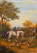 Britse school (XX) - Caccia alla volpe