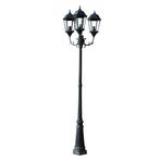 Tuinlantaarn 230cm Donkergroen - Retourdeal - 41% Korting, Ophalen of Verzenden, Nieuw, 50 tot 250 watt, Staande lamp