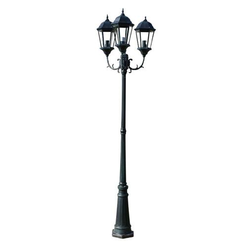Tuinlantaarn 230cm Donkergroen - Retourdeal - 41% Korting, Tuin en Terras, Buitenverlichting, 50 tot 250 watt, Nieuw, Staande lamp