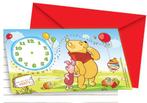 Winnie the Pooh Uitnodigingen - 6 stuks | Nieuw!, Hobby en Vrije tijd, Feestartikelen, Nieuw, Verzenden
