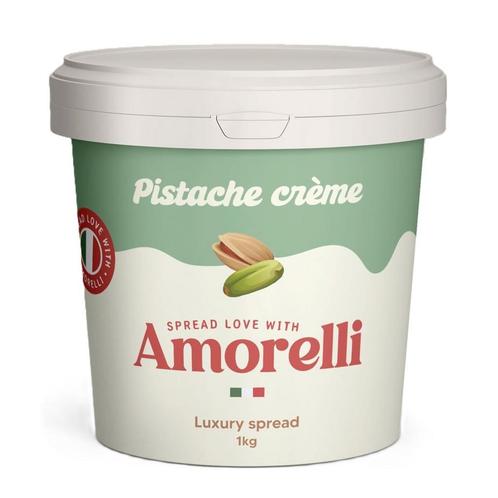 Amorelli Pistache Spread 1kg, Hobby en Vrije tijd, Taarten en Cupcakes maken, Nieuw, Verzenden