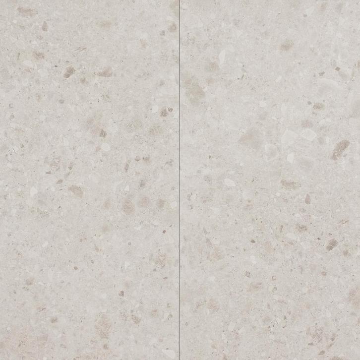 Vloertegel wandtegel g-stone terrazzo ivoor 60x120 r10, Doe-het-zelf en Verbouw, Tegels, Vloertegels, Nieuw, 10 m² of meer, Keramiek