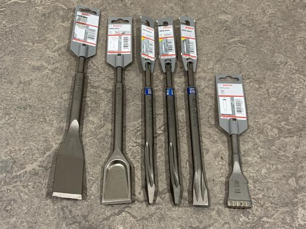 Veiling - Bosch beitels SDS-plus set 6-delig, Doe-het-zelf en Verbouw, Gereedschap | Handgereedschap