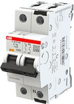 ABB installatieautomaat 16A C-karakteristiek 25kA 1P+N -, Ophalen of Verzenden, Nieuw