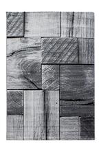 Modern Vloerkleed | Parma | Hout | Zwart | 200x290 cm, Huis en Inrichting, Verzenden, Nieuw