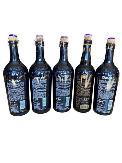 Chimay - Grote Reserve 2016, 2017, 2018, 2018 & 2019 - 75cl, Verzamelen, Wijnen