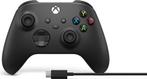 Xbox Draadloze Controller + kabel voor Windows 10 (Games), Verzenden, Nieuw