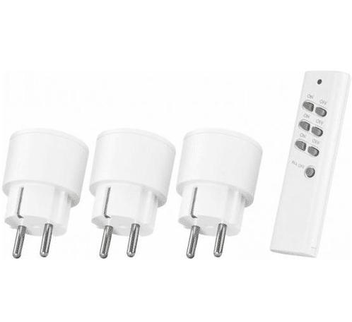 KlikAanKlikUit Startset 3 Schakelaars met Afstandsbediening, Huis en Inrichting, Lampen | Overige, Zo goed als nieuw, Ophalen of Verzenden