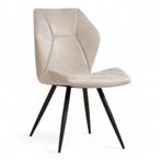 MX Sofa Eetkamerstoel Tesla | Sand | Microvezel stof, Huis en Inrichting, Stoelen, Ophalen, Nieuw, Industrieel
