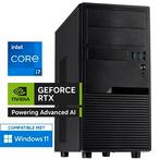 Intel Core i7 12700F met GeForce RTX 5060 - 32GB RAM - 1000G, Computers en Software, Desktop Pc's, Nieuw
