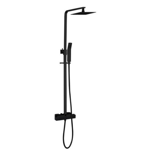 Regendouche vierkant Mat Zwart Best Design Black-York, Doe-het-zelf en Verbouw, Sanitair, Kraan, Nieuw, Ophalen of Verzenden