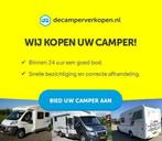 Direct je camper verkopen? Wij kopen campers vanaf bj 2007!, Caravans en Kamperen
