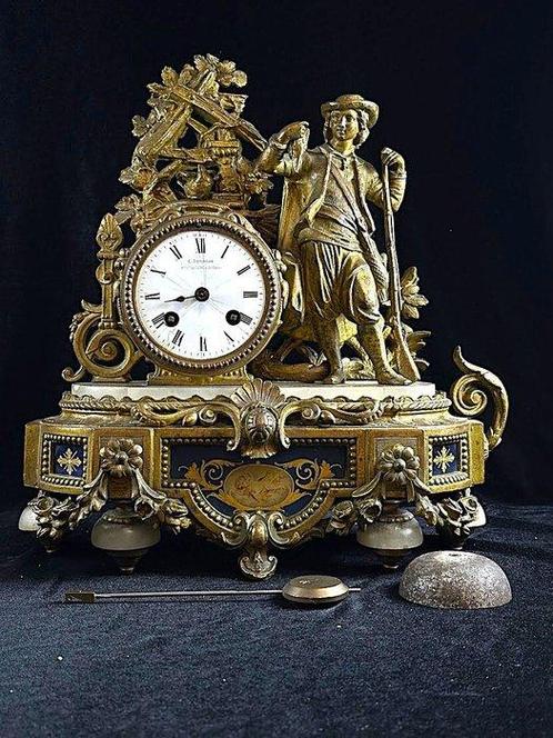 Tafel/bureauklokken - Constantin-Louis Detouche Parigi, Antiek en Kunst, Antiek | Klokken