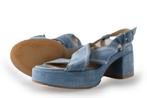 VIA VAI Sandalen in maat 41 Blauw | 10% extra korting, Sandalen of Muiltjes, Zo goed als nieuw, VIA VAI, Verzenden