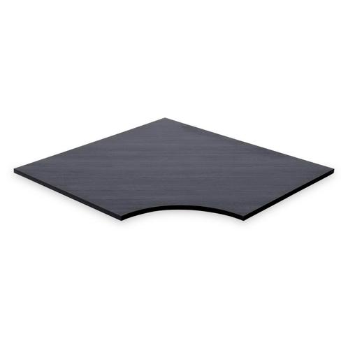 Hoekblad 120 x 120 cm voor hoekbureau - Shadow Black, Zakelijke goederen, Kantoor en Winkelinrichting | Kantoormeubilair en Inrichting