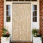 vidaXL Vliegengordijn 90x200 cm chenille beige, Verzenden, Nieuw, Beige