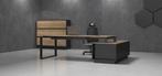 Directiebureau hoek Cube met aanbouwkast (manager), Verzenden, Nieuw in verpakking
