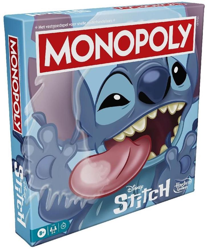 Monopoly - Stitch | Hasbro - Gezelschapsspellen, Hobby en Vrije tijd, Gezelschapsspellen | Bordspellen, Nieuw, Verzenden
