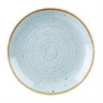 Stonecast ronde borden | Ø26cm | blauw | 12 stuks, Verzenden