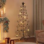 vidaXL Kerstdecoratie kerstboom 180 cm metaal zwart, Diversen, Kerst, Verzenden, Nieuw