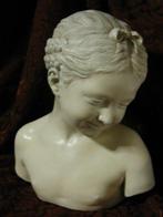 sculptuur, la rieuse de Pigalle - 32 cm - gipspleister, Antiek en Kunst
