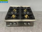RVS Mareno Opzet fornuis 4 pitten 80 cm GAS Horeca, Ophalen of Verzenden, Nieuw zonder verpakking
