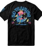 PRIDEorDiE NO TRAINING V.2 T-Shirt Katoen Zwart, Pride or Die, Zwart, Vechtsport, Ophalen of Verzenden