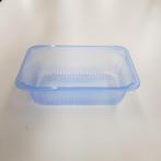Plastic schaal 275x175x86mm, transparant blauw, nieuw (rest), Ophalen of Verzenden