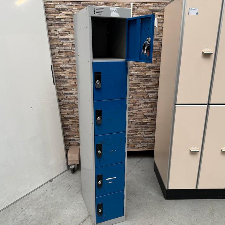 6-deurs Overtoom locker - 180x30x50 cm, Huis en Inrichting, Kasten | Lockerkasten, Ophalen of Verzenden