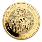 Gouden Tudor Beast Yale of Beaufort 1 oz 2023, Verzenden, Losse munt, Goud