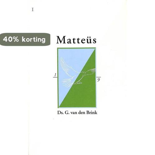 MATTEUS (1) HOOFDSTUK: 1-9 9789060648155 Brink, Boeken, Godsdienst en Theologie, Gelezen, Verzenden